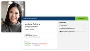 advertisement promoting Broadway shows and ticket sales